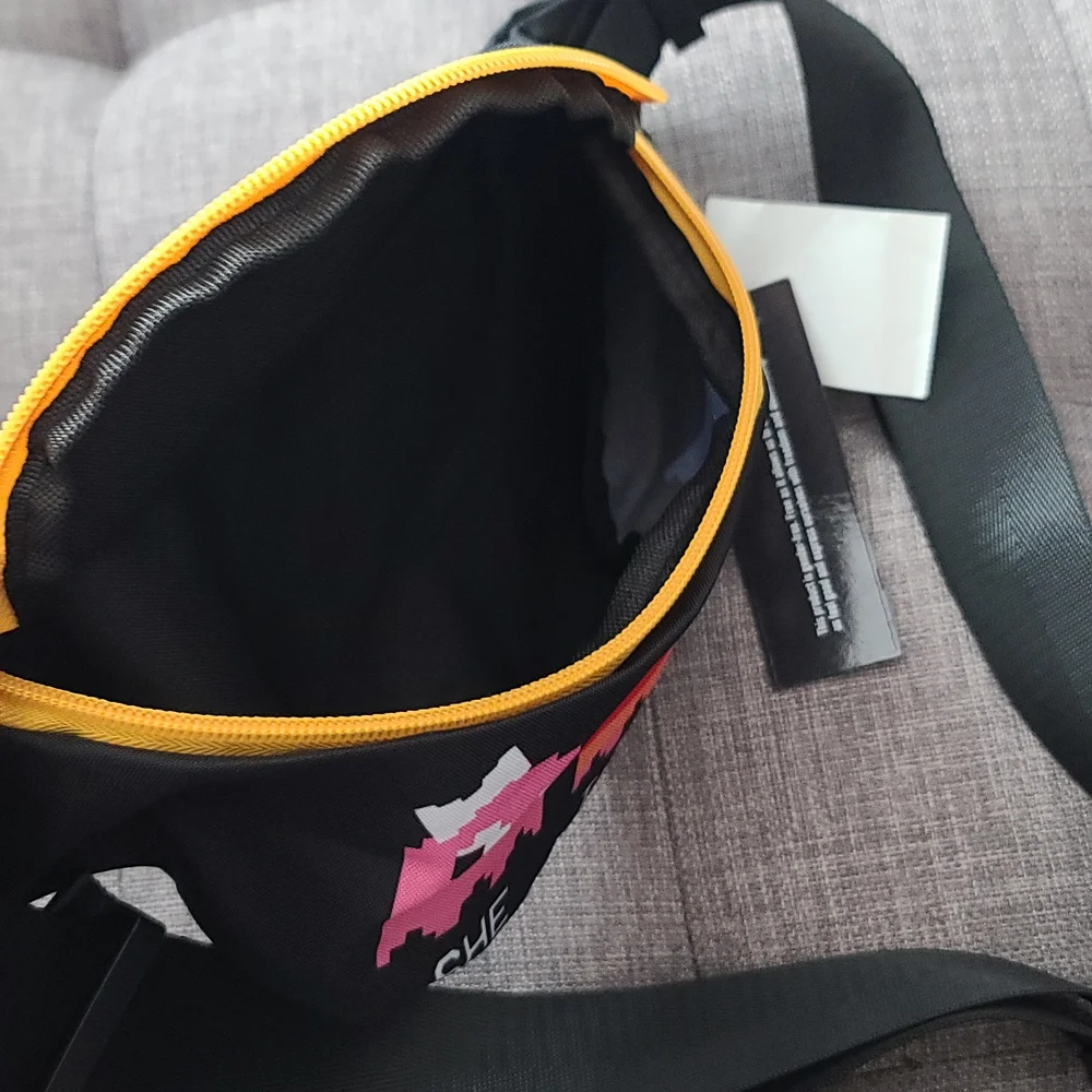 NWT Pac Man Video Game Black LGBTQ Adjustable Waist Bag - Picture 10 of 11